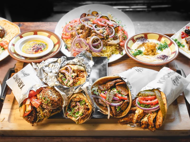 Aladdin Falafel Corner food